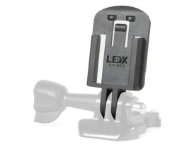 Kiinnike LEDX GoPro Adapteri LX-mount Kypärään & Ohjaustankoon